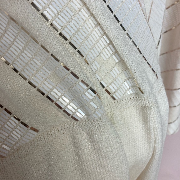 ☀️St. John by Marie Gray knit Pleated front Dress with belt - Picture 12 of 14